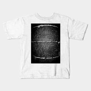 Writings on the Wall. Prison of the Chillon Castle, Montreux, Switzerland Kids T-Shirt